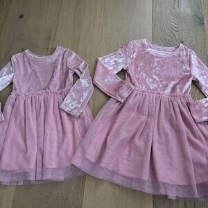 Jumping bean velour tulle dresses 3T and 5T